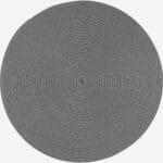 CYMBAL Placemat diameter 38cm grey