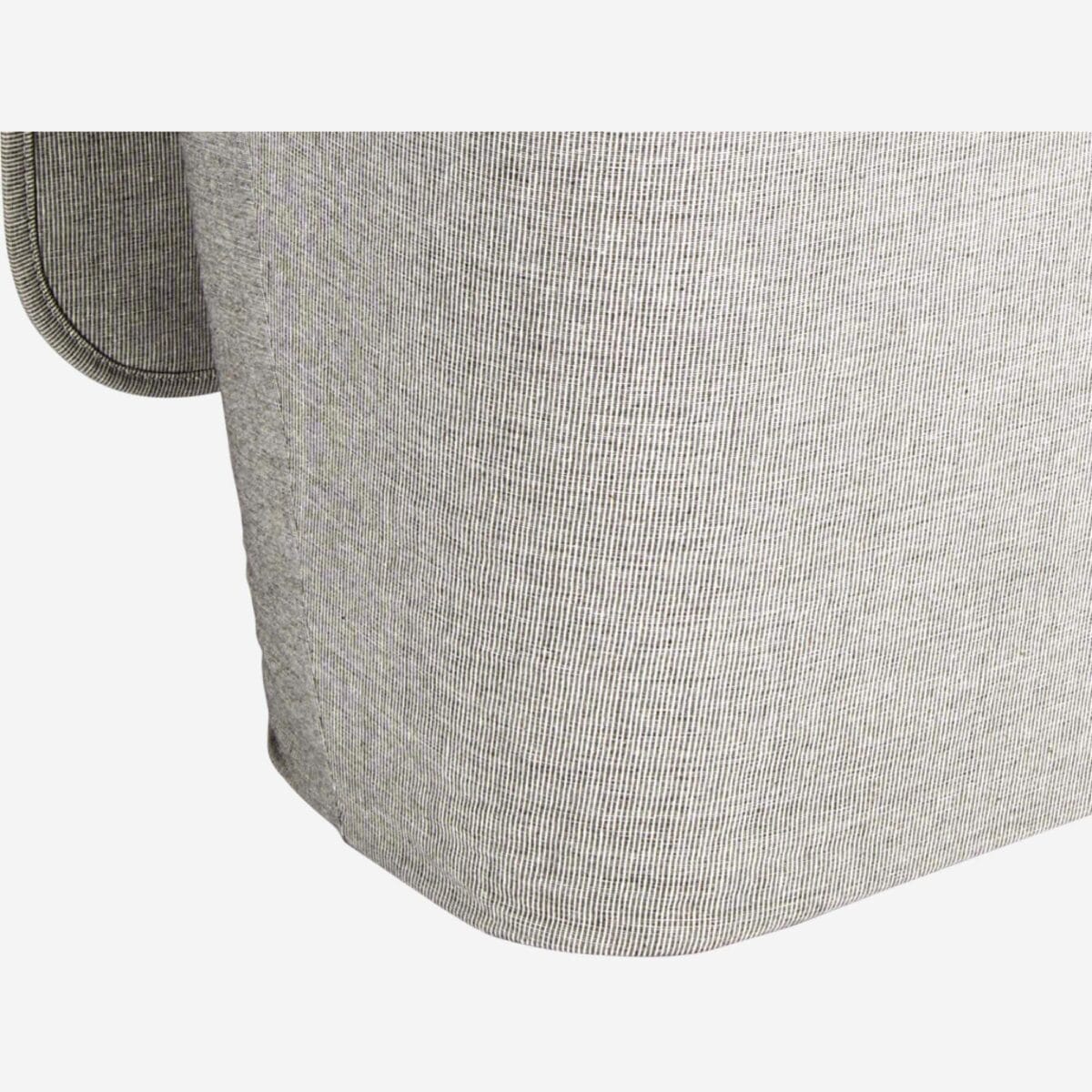 BARNABE μεγάλο καλάθι απλύτων με ύφασμα και μπαμπού γκρί - Image 14