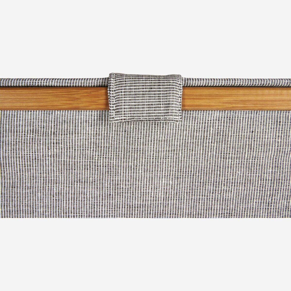 BARNABE μεγάλο καλάθι απλύτων με ύφασμα και μπαμπού γκρί - Image 9