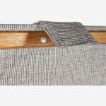 BARNABE μεγάλο καλάθι απλύτων με ύφασμα και μπαμπού γκρί - Image 10