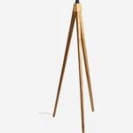 TRIPOD II floor lamp base H148cm, natural wood