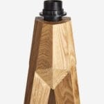 TRIPOD II floor lamp base H148cm, natural wood - Image 5