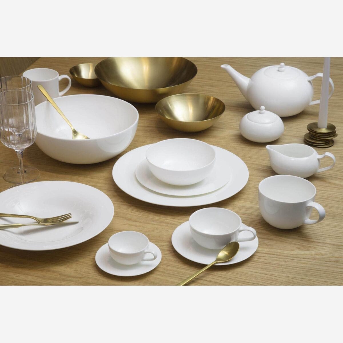 LUX porcelain salad bowl BONNE CHINA - Image 3