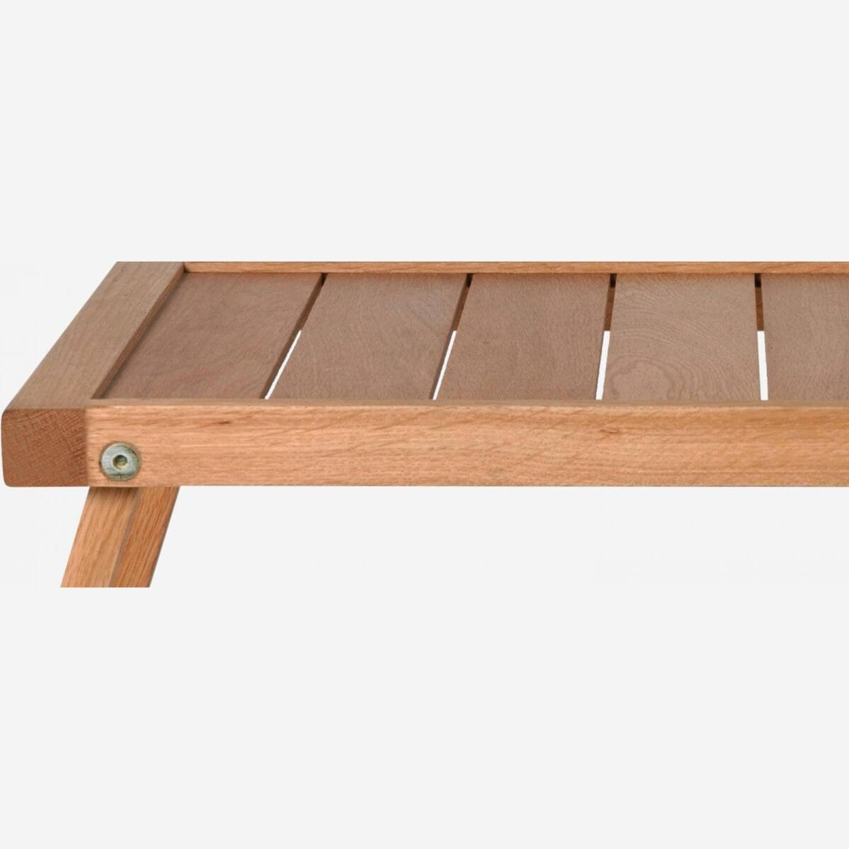 TIFFANY δρύινος δίσκος πρωινού 45εκ  φυσικό - Image 4