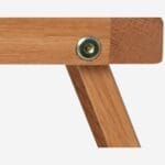 TIFFANY δρύινος δίσκος πρωινού 45εκ  φυσικό - Image 5