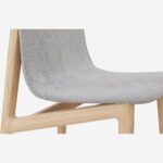 My mia Καρέκλα από ξύλο και ύφασμα - Γκρι - Σχέδιο Noé Duchaufour-Lawrance - Image 2