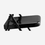 MACADAM πτυσσόμενη μεταλλική καρέκλα μαύρο χρώμα - Image 6