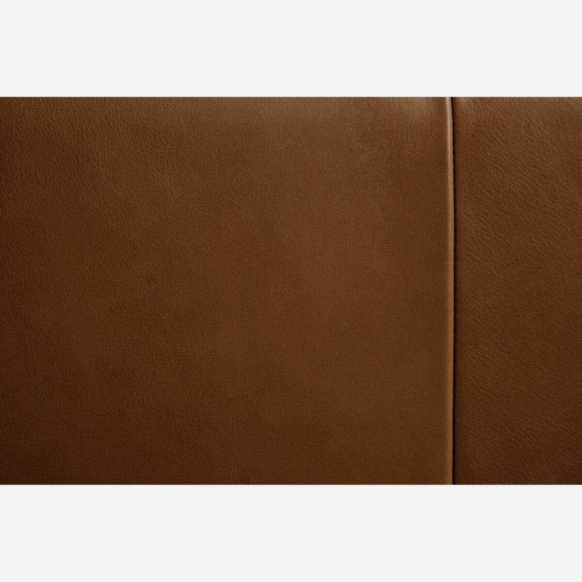 MONTINO three-seater marron leather sofa - Image 10