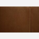 MONTINO three-seater marron leather sofa - Image 10