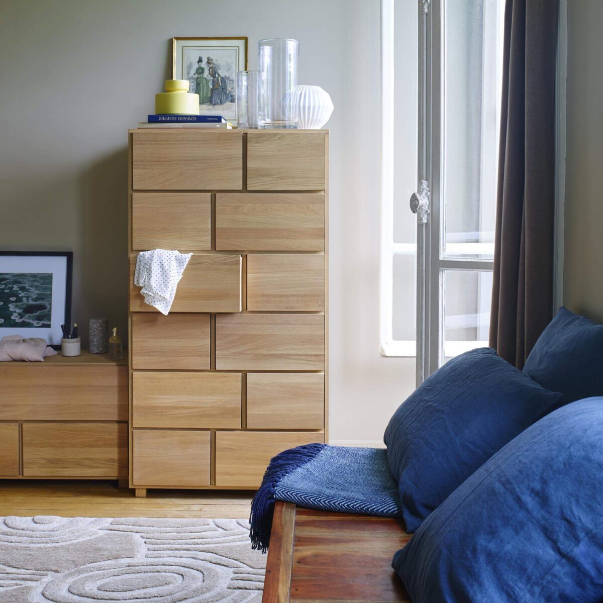 HANITA chest of drawers oak height 146cm - Image 2
