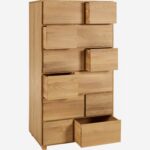 HANITA chest of drawers oak height 146cm - Image 3