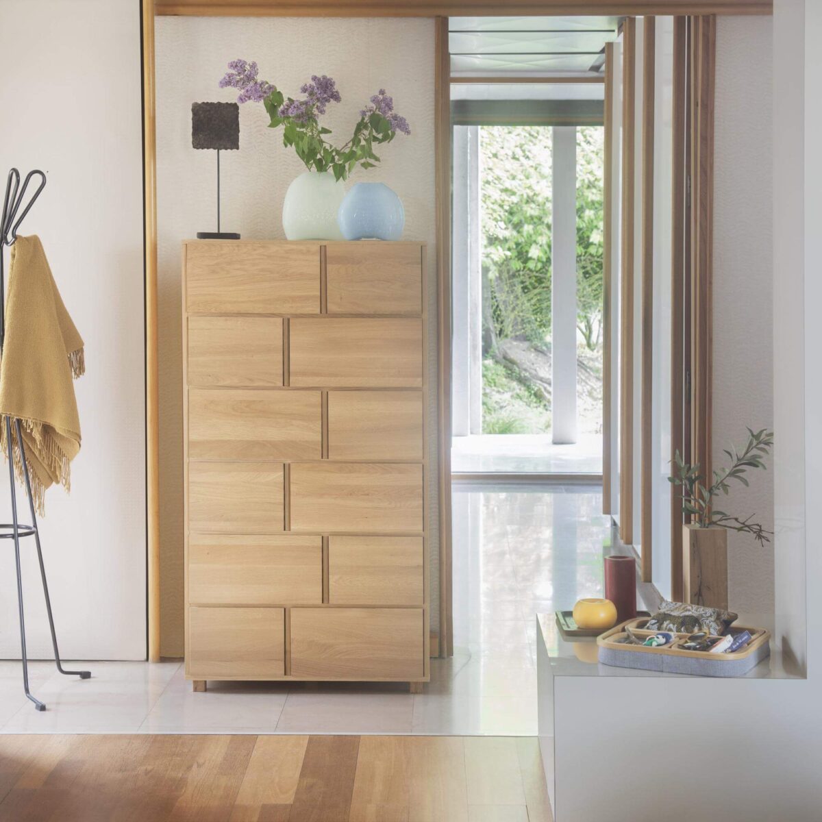 HANITA chest of drawers oak height 146cm - Image 9