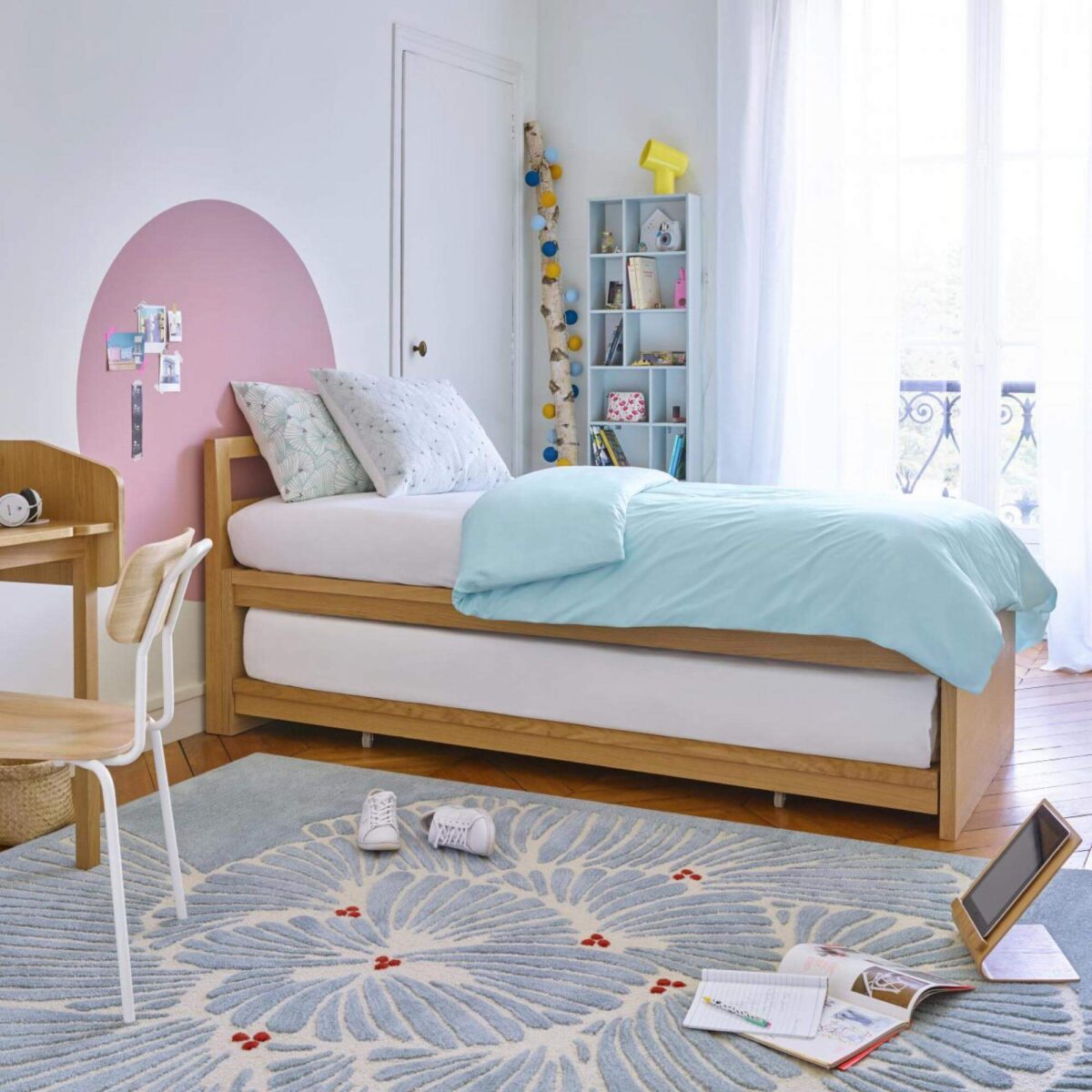 ADAMS II Κρεβάτι 90x200cm σε δρυς και πεύκο - Image 2