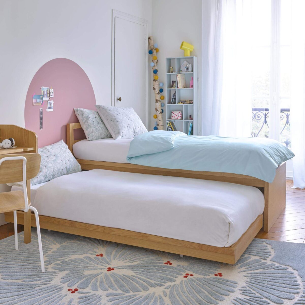 ADAMS II Κρεβάτι 90x200cm σε δρυς και πεύκο - Image 8