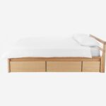 ADAMS δρύινο κρεβάτι 160x200εκ με αποθηκευτικό χώρο - Image 4