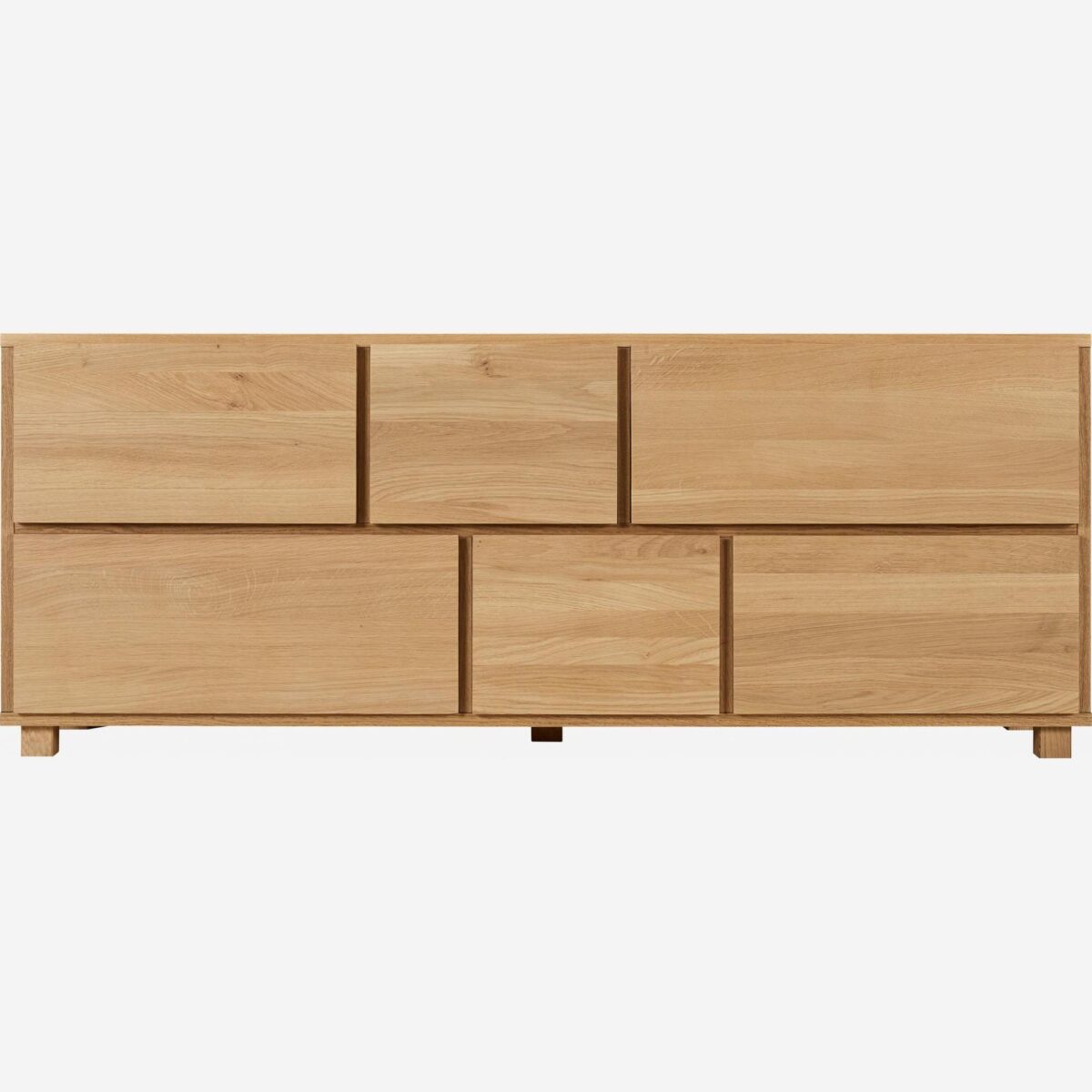 HANITA συρταριέρα με 6 συρτάρια από δρυς - Φυσικό - Image 14