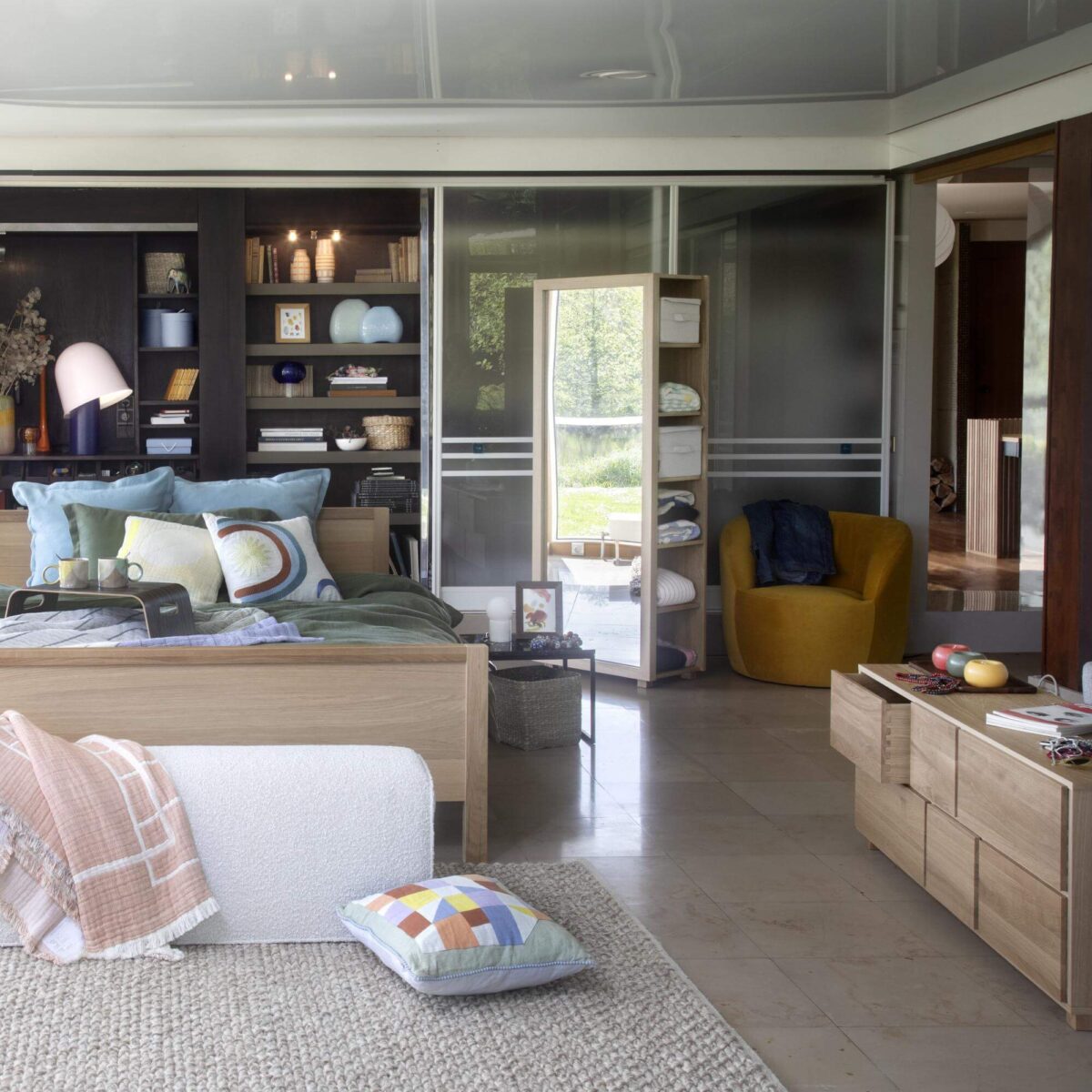 HANITA συρταριέρα με 6 συρτάρια από δρυς - Φυσικό - Image 2