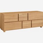 HANITA συρταριέρα με 6 συρτάρια από δρυς - Φυσικό - Image 10