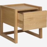 HANITA bedside table oak 45 cm - Image 3