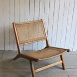 UBUD ΤΕΑΚ-RATTAN LOUNGE CHAIR