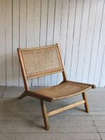 UBUD ΤΕΑΚ-RATTAN LOUNGE CHAIR