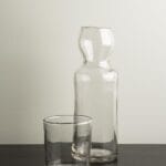 NIGHT Glass decanter with glass