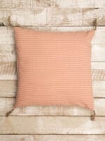 Light pink cushion with jute