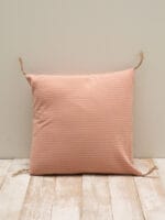 Light pink cushion with jute - Image 3