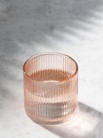 Large ribbed tumbler Peaches