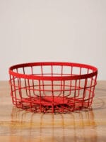 BASKET METALLIC BASKET RED