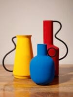 Graphic style yellow vase - Image 6