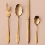 ROSE CUTLERY SET ROSE GOLD FINISH 16PCS