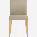 Eleonora Fabric chair with linden legs