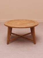 SANTAI COFFEE TABLE TEAK D80*H41EK