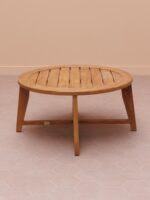 SANTAI COFFEE TABLE TEAK D80*H41EK - Image 3