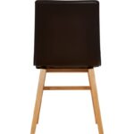 PLY III Leather chair with oak legs - Image 7