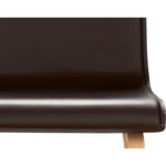 PLY III Leather chair with oak legs - Image 3