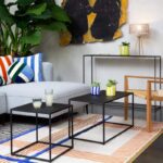 UTYL coffee table metal black 40x40cm - Image 2