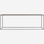 UTYL coffee table metal black 120x40cm - Image 2