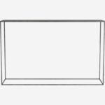 UTYL black metal console 120x32cm - Image 3