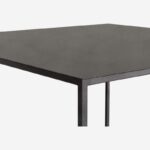 UTYL black metal console 120x32cm - Image 4