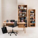 KUDA δρύινη βιβλιοθήκη πέντε ράφια 88x224cm - Image 2