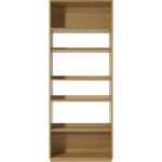 KUDA δρύινη βιβλιοθήκη πέντε ράφια 88x224cm - Image 3