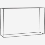 UTYL black metal console 120x32cm