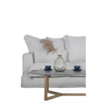 Louis four-seater sofa linen sand 240*107 - Image 2