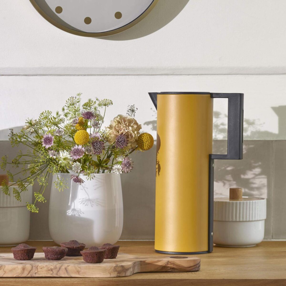 Arabica Isothermal plastic jug - 1L - Yellow - Image 7