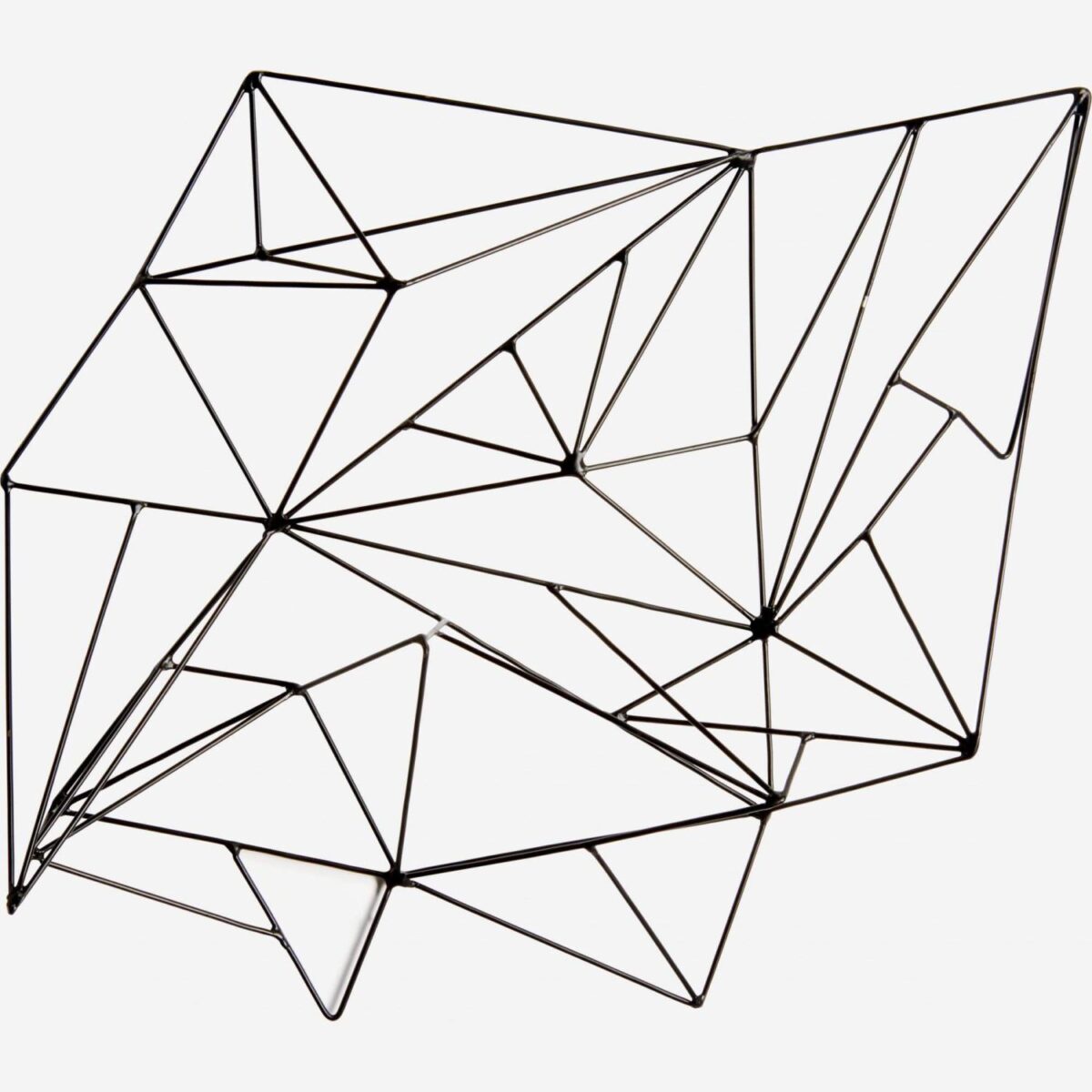 Abstract black metallic wall decoration - Image 3