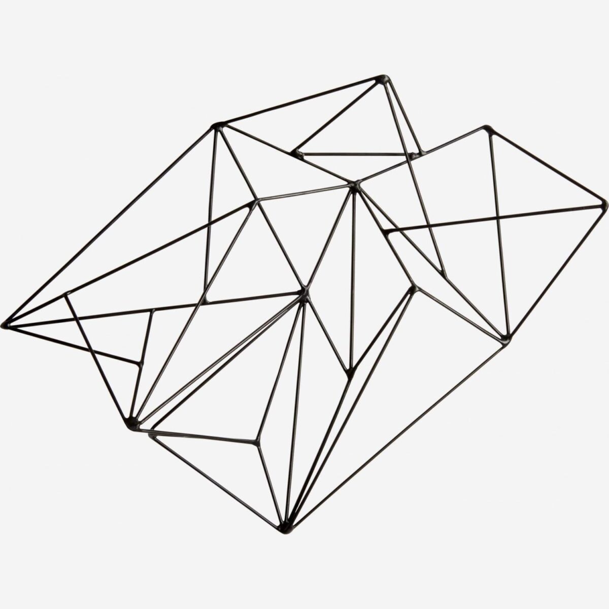 Abstract black metallic wall decoration - Image 4