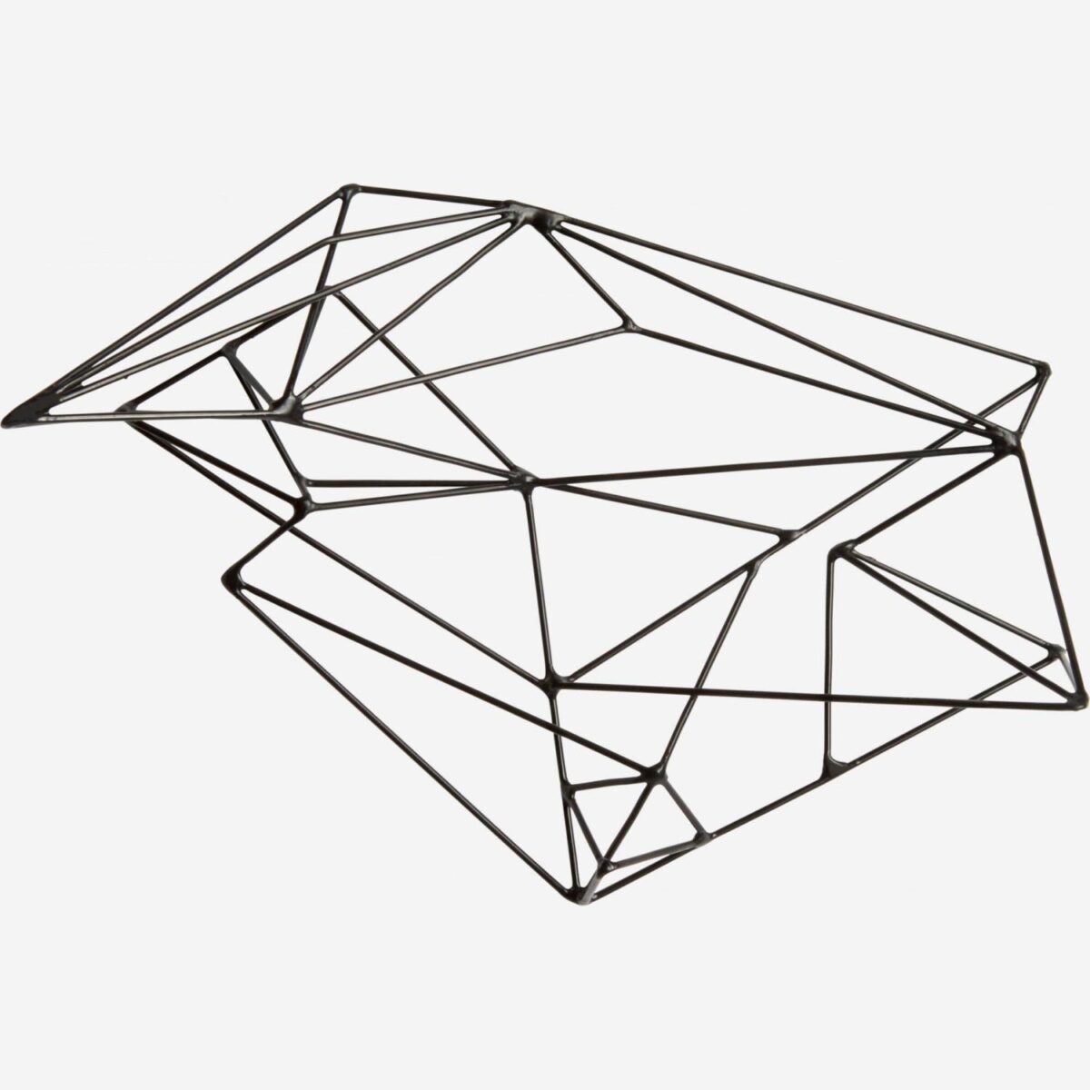 Abstract black metallic wall decoration - Image 5