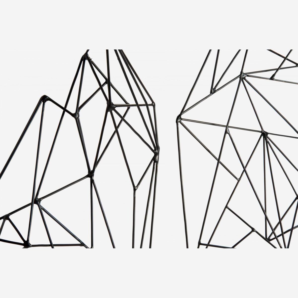 Abstract black metallic wall decoration - Image 7